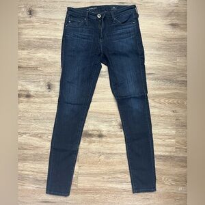 Women’s Dark Wash AG Skinny Jeans